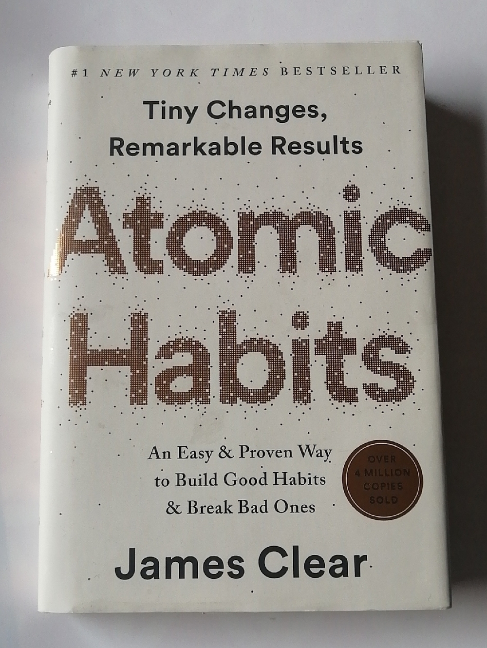 Atomic Habits by James Clear - Adult Non-Fiction Self-Help Book
